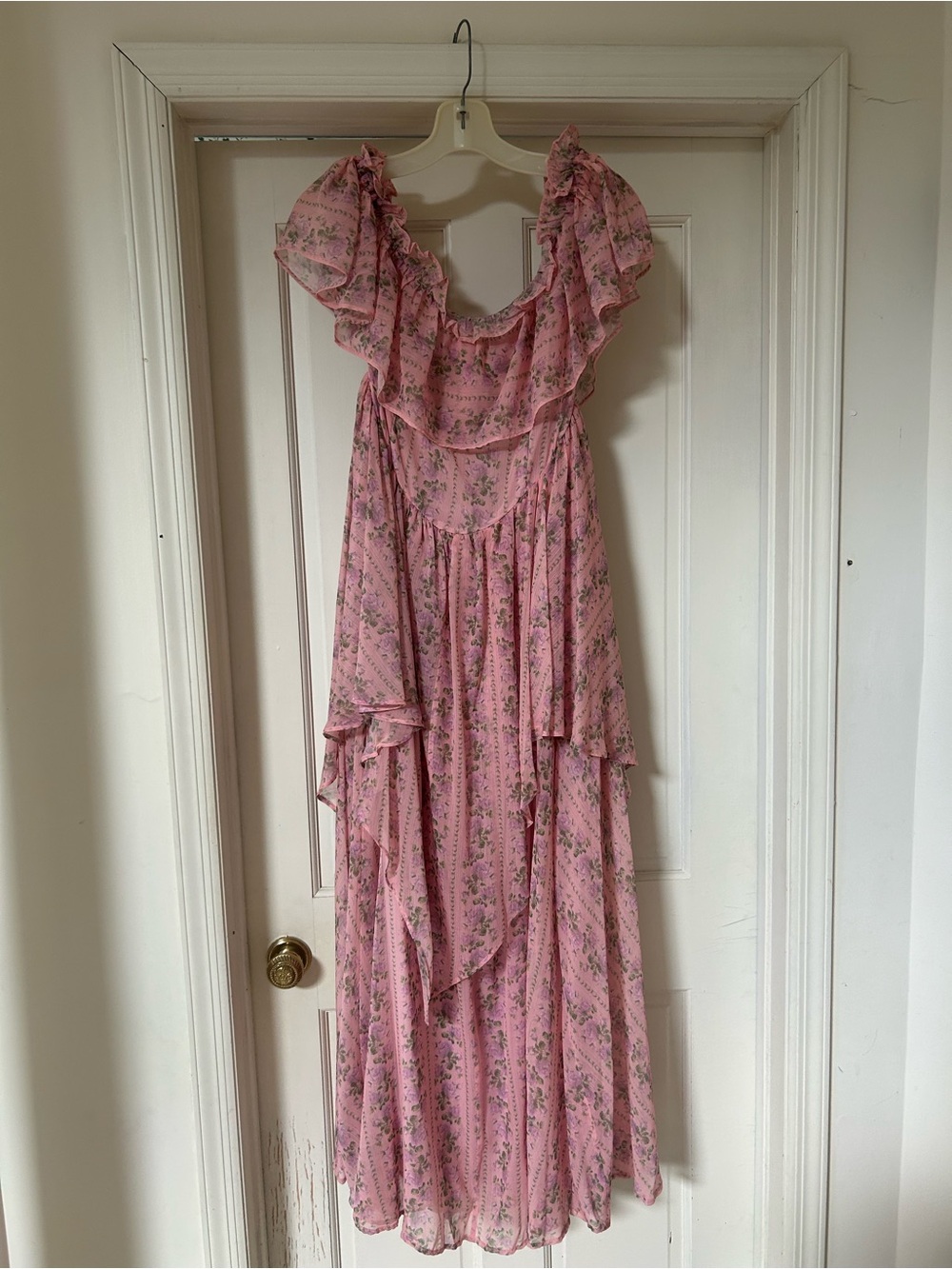LoveShackFancy Noni Dress in Prairie Pink - Picture 2 of 4